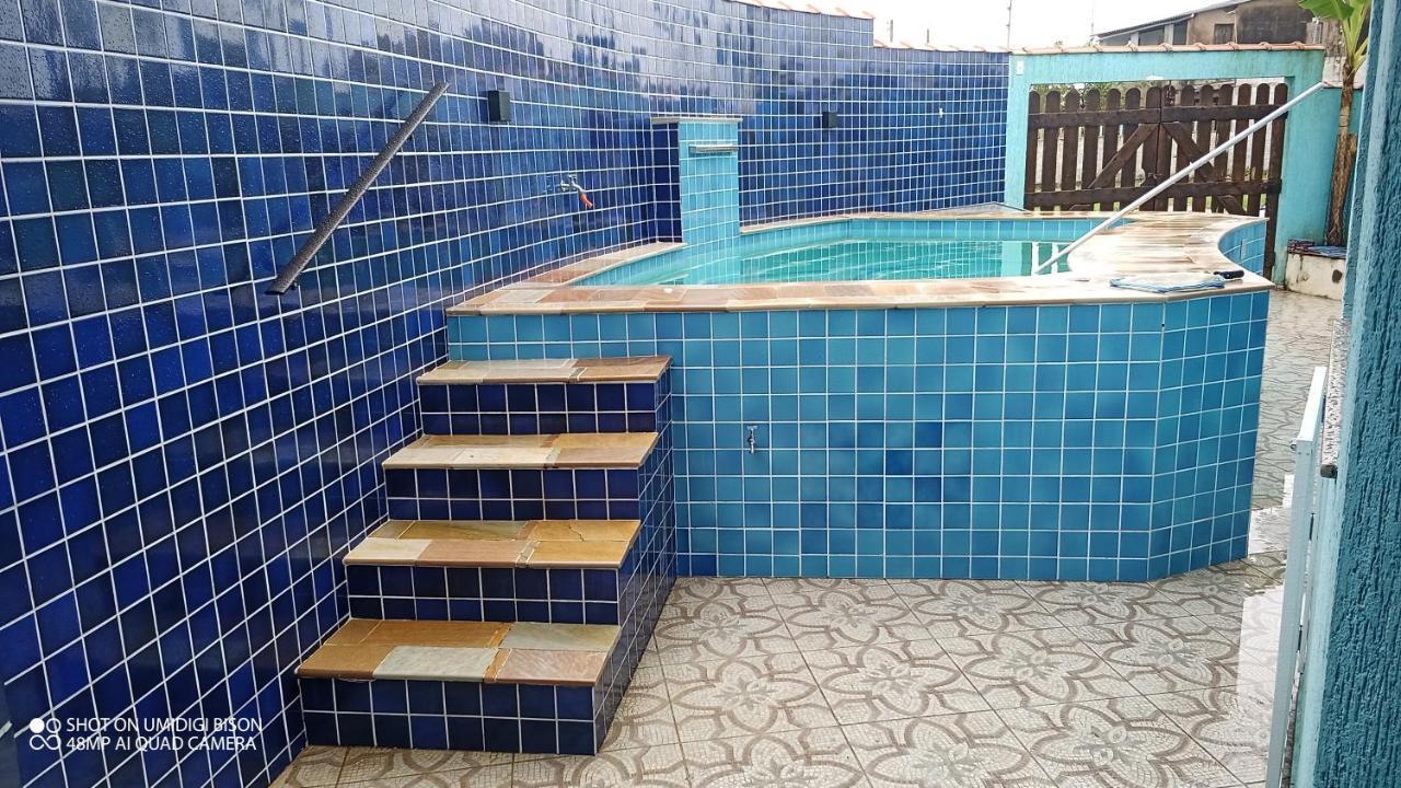 Casa Com Piscina , Churrasqueira, Wi-Fi, Em Rua De Areia A 1Km Da Praia, Bairro Sussegado, Proibido Uso De Som Extremamente Alto Ideal Para Descansar Itanhaem Luaran gambar